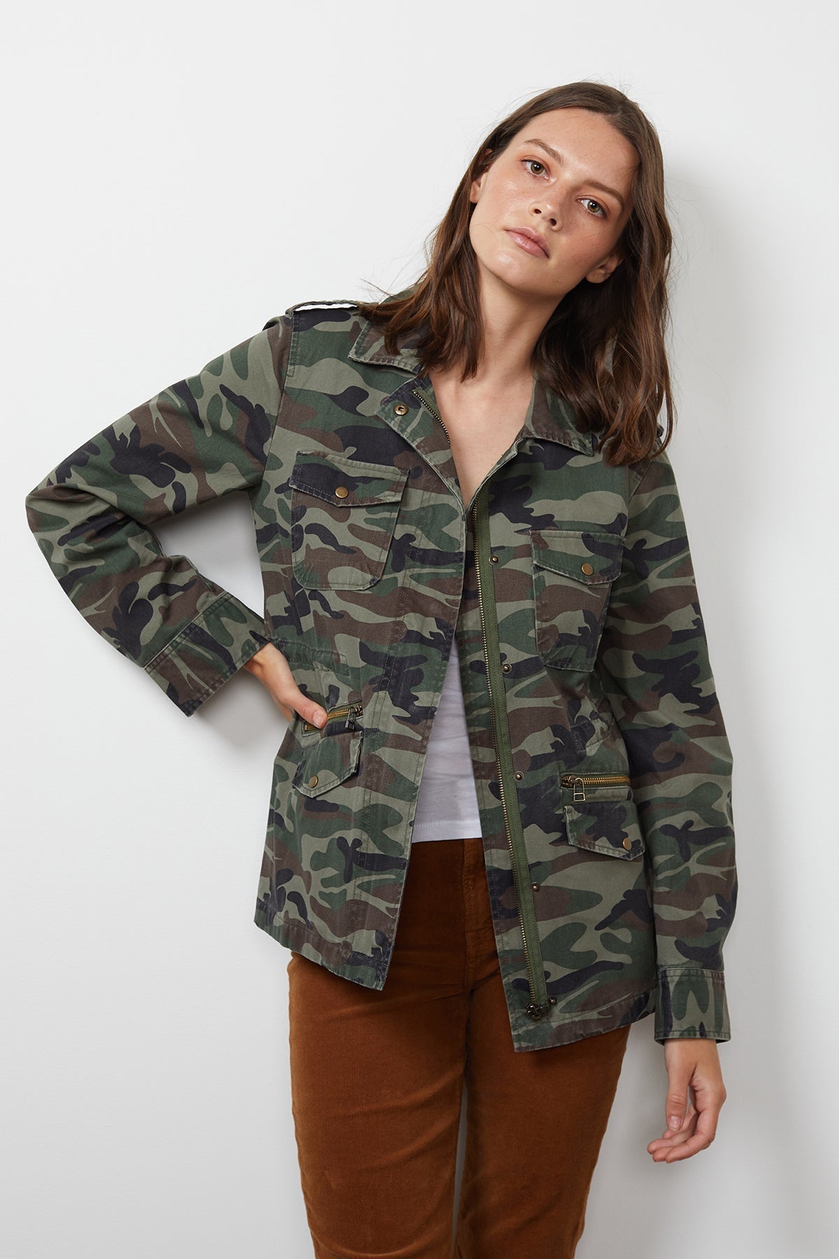 RUBY LIGHT-WEIGHT ARMY JACKET - Velvet Staging 2.0