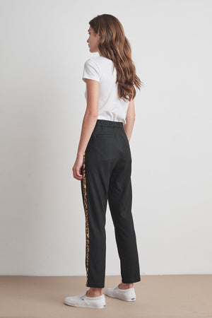 RUTHIE CHEETAH SIDE STRIPE TWILL PANT - Velvet Staging 2.0
