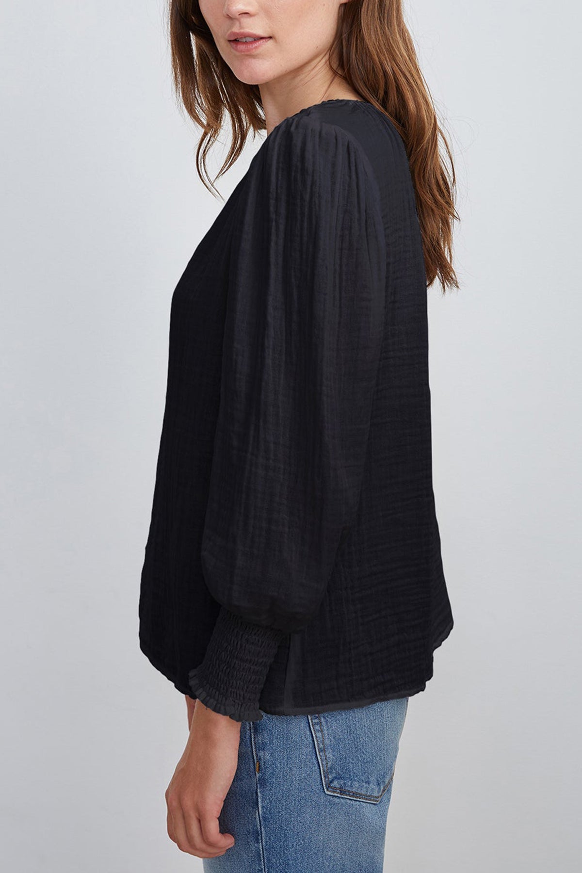 RYLEE COTTON GAUZE BLOUSE - Velvet Staging 2.0