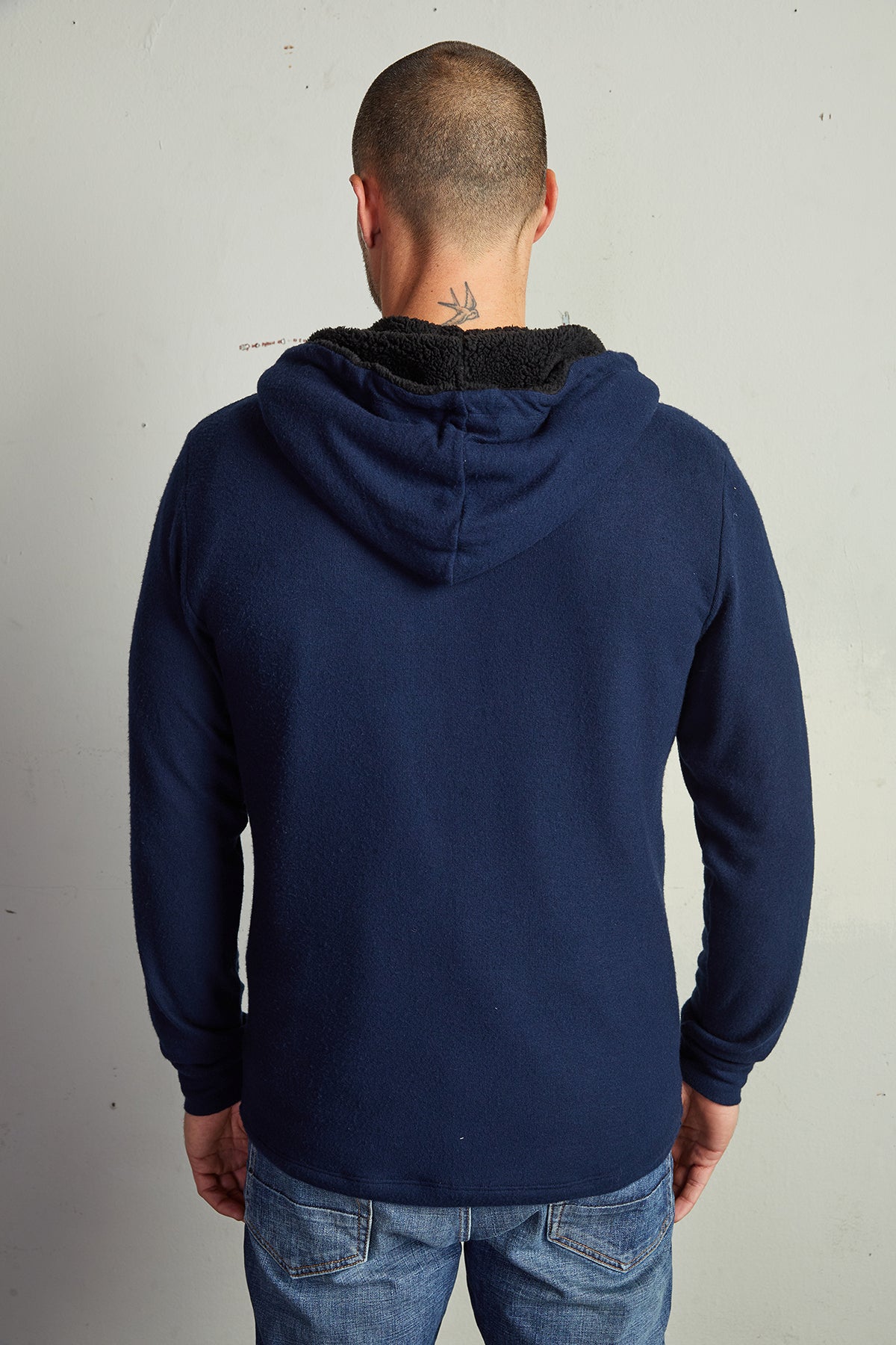 SALVADORE SHERPA LINED HOODIE - Velvet Staging 2.0