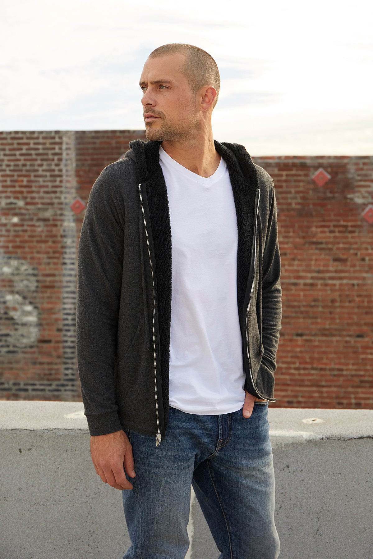 SALVADORE SHERPA LINED HOODIE - Velvet Staging 2.0-26916333027524
