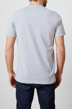 SAMSEN HEATHER GREY WHISPER CLASSIC V-NECK TEE - Velvet Staging 2.0