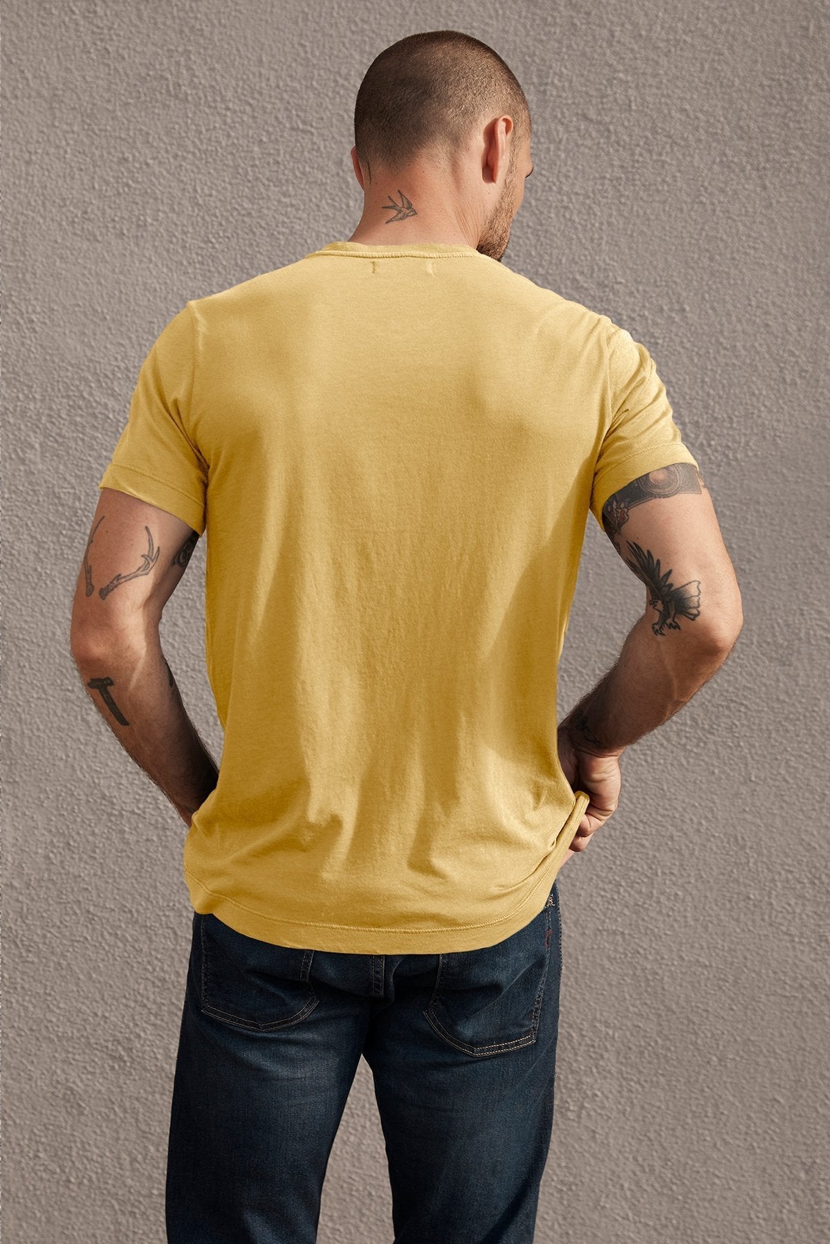 SAMSEN WHISPER CLASSIC V-NECK TEE - Velvet Staging 2.0