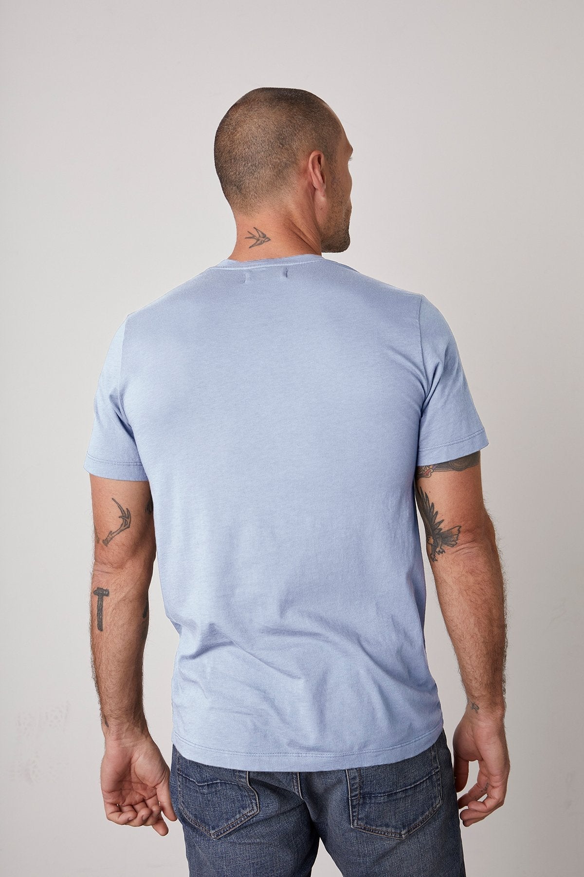 SAMSEN WHISPER CLASSIC V-NECK TEE - Velvet Staging 2.0-26916340531396