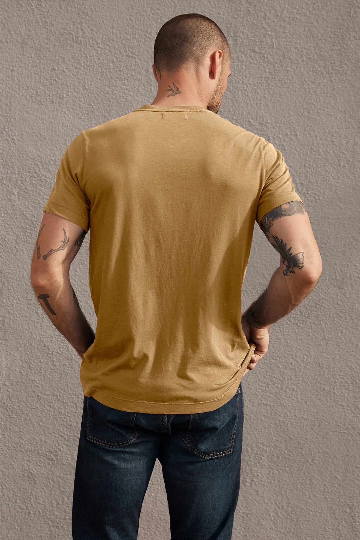 SAMSEN WHISPER CLASSIC V-NECK TEE - Velvet Staging 2.0