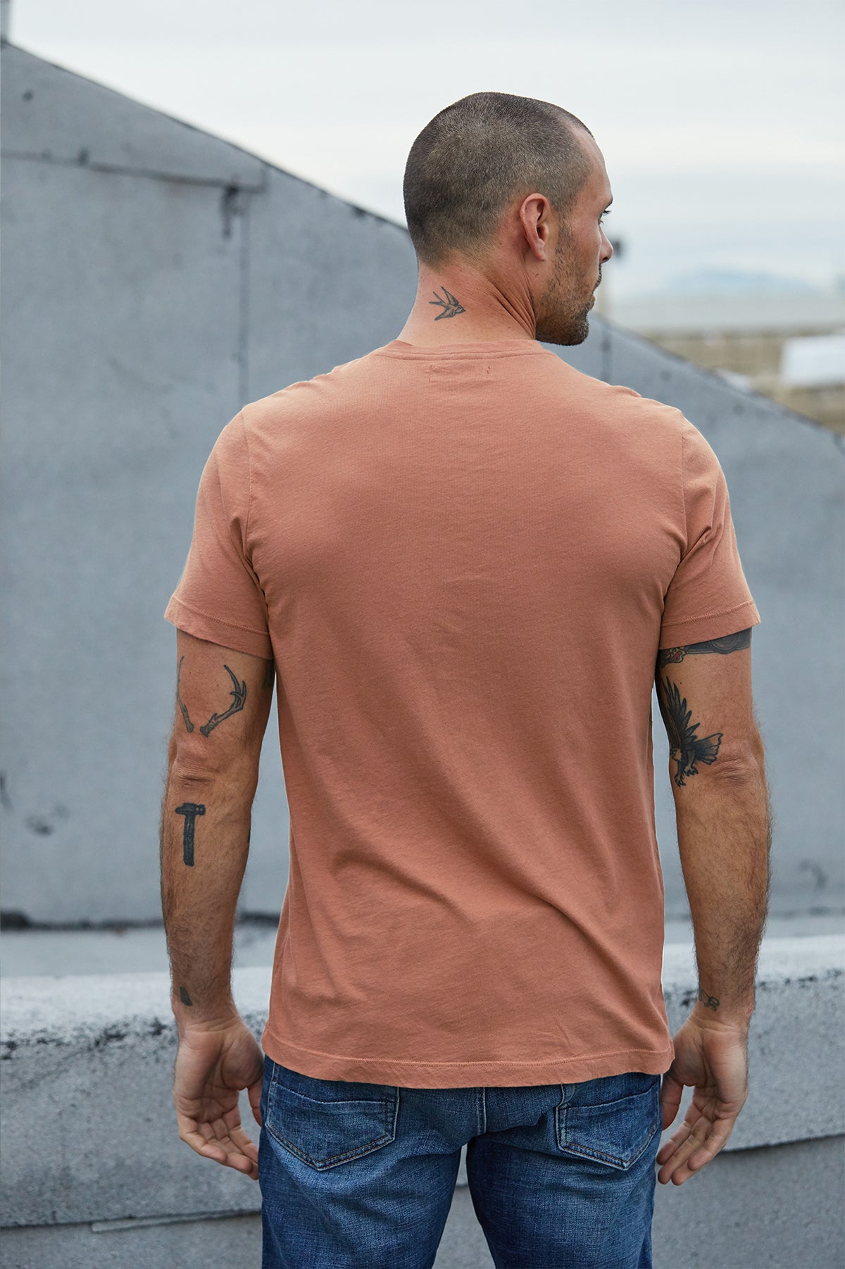 SAMSEN WHISPER CLASSIC V-NECK TEE - Velvet Staging 2.0-26916331290820