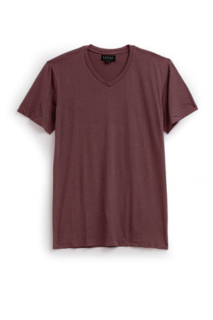 SAMSEN WHISPER CLASSIC V-NECK TEE - Velvet Staging 2.0