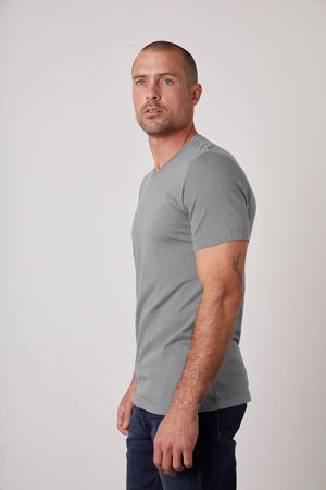 SAMSEN WHISPER CLASSIC V-NECK TEE - Velvet Staging 2.0