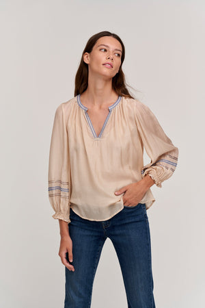 SANDRA BOHO BLOUSE - Velvet Staging 2.0