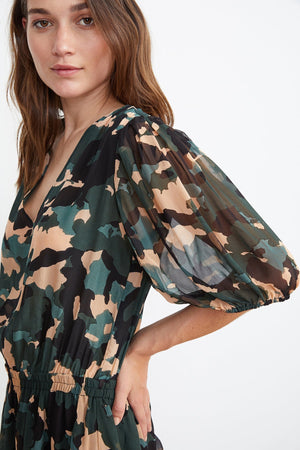 SASKIA HALF PLACKET DRESS - Velvet Staging 2.0