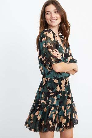 SASKIA HALF PLACKET DRESS - Velvet Staging 2.0