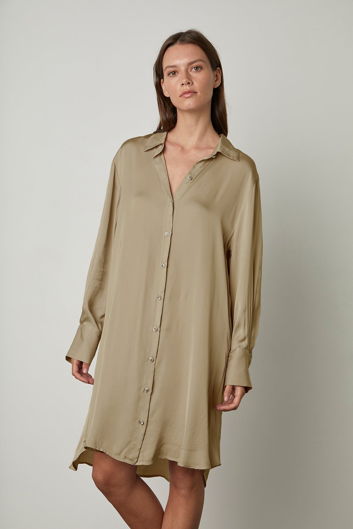 SAVANNAH BUTTON-UP DRESS - Velvet Staging 2.0