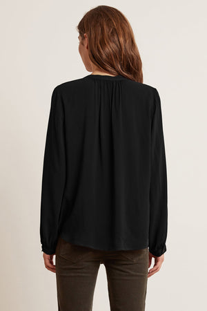 SERAFINA BUTTON-UP BLOUSE - Velvet Staging 2.0
