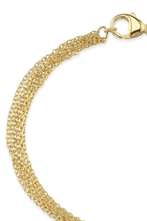 SEVEN STRAND BRACELET IN GOLD BY SLOAN - Velvet Staging 2.0