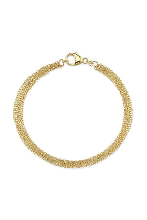 SEVEN STRAND BRACELET IN GOLD BY SLOAN - Velvet Staging 2.0