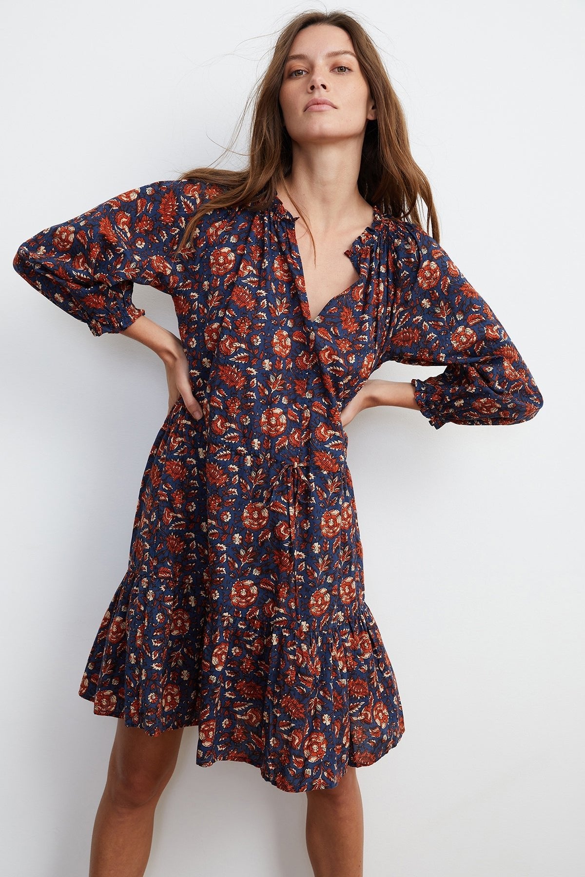 SHOSHANA PRINTED DRESS - Velvet Staging 2.0-26916342366404