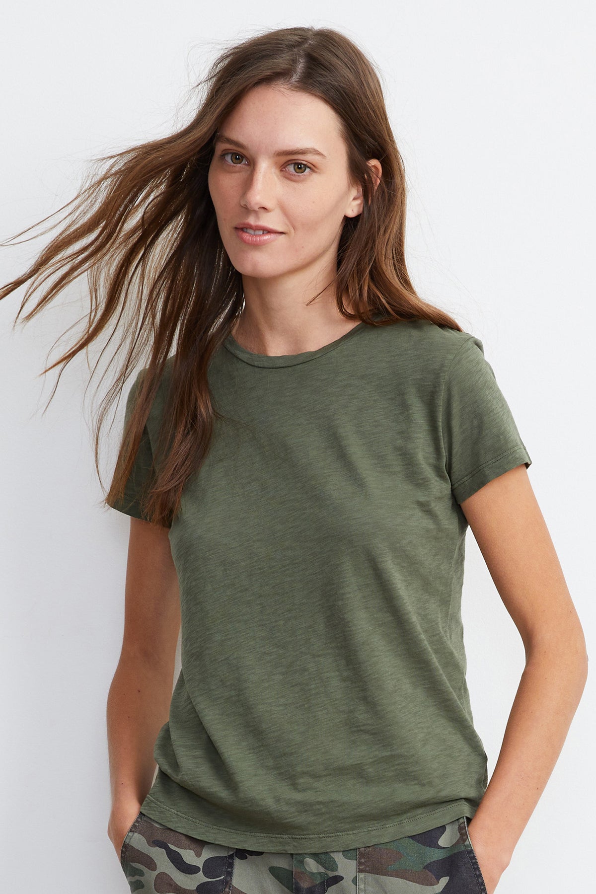 SIERRA COTTON SLUB CREW NECK TEE - Velvet Staging 2.0-26916343414980