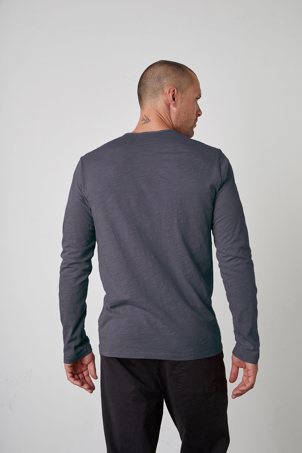 SIMEON RAW EDGE COTTON SLUB TEE - Velvet Staging 2.0-26916348985540