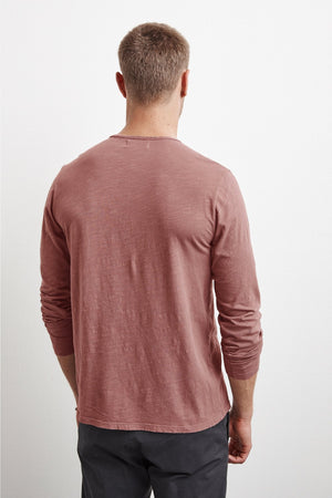 SIMEON RAW EDGE COTTON SLUB TEE - Velvet Staging 2.0
