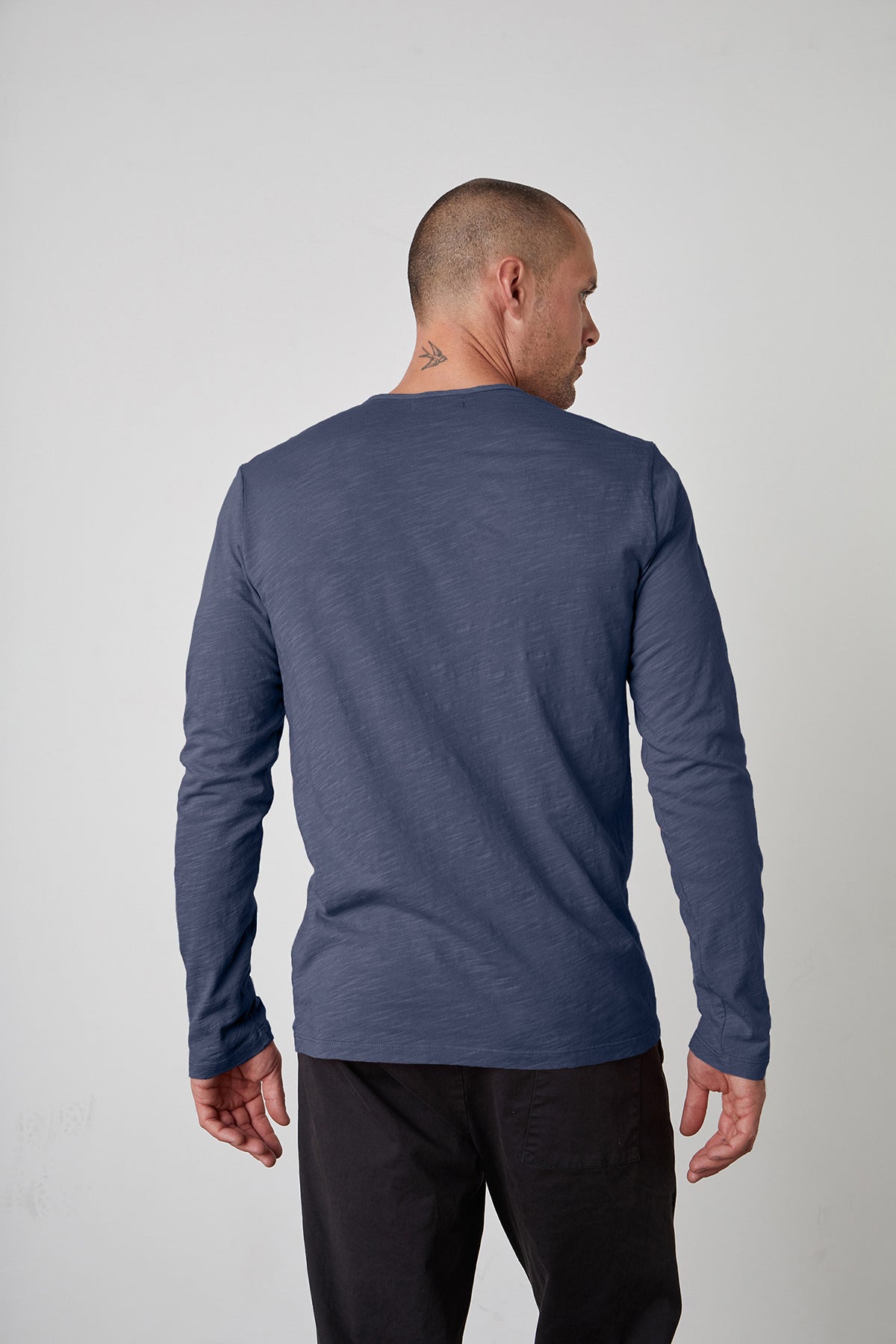 SIMEON RAW EDGE COTTON SLUB TEE - Velvet Staging 2.0