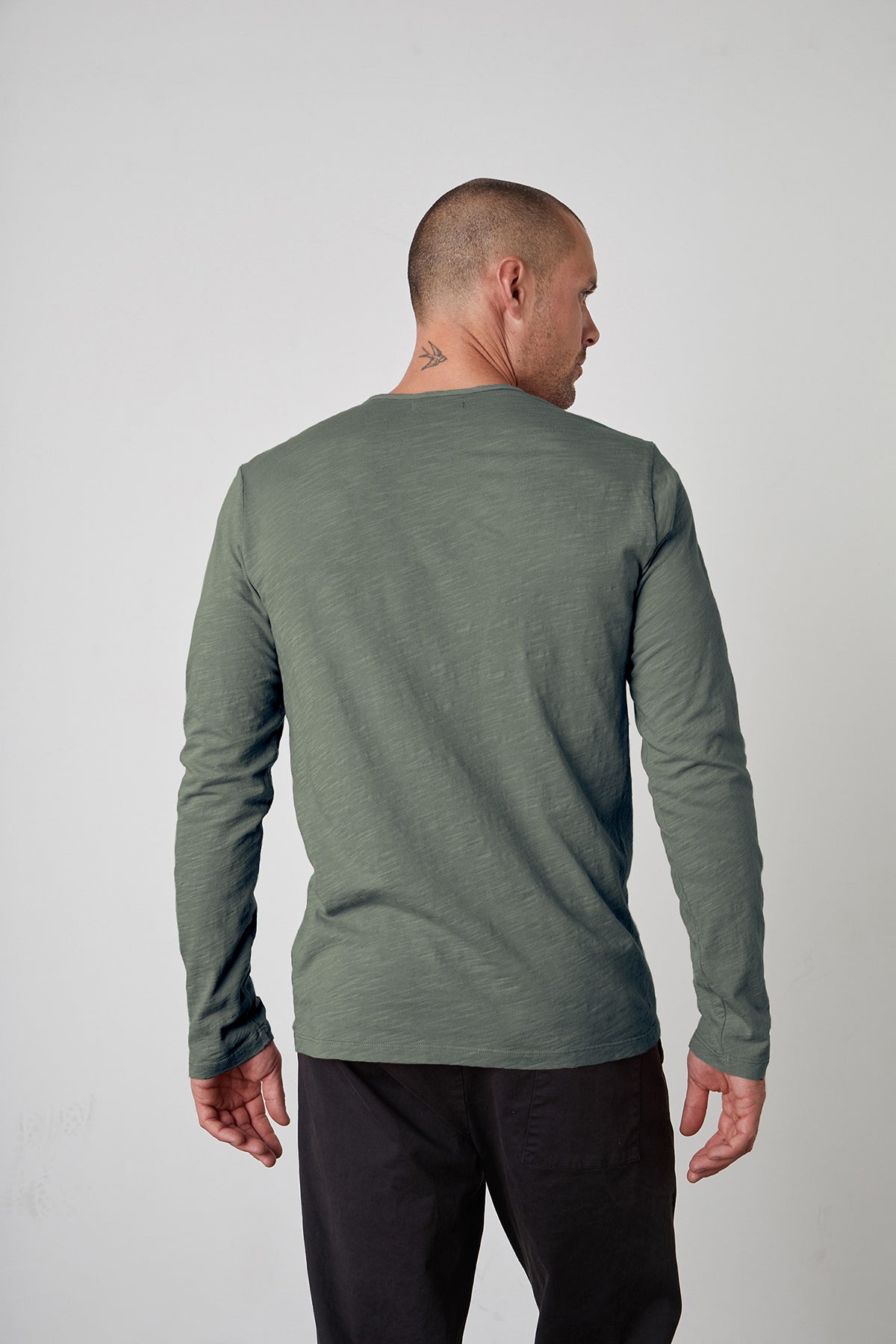 SIMEON RAW EDGE COTTON SLUB TEE - Velvet Staging 2.0