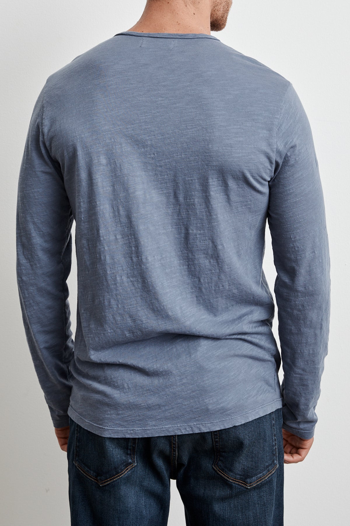 SIMEON RAW EDGE COTTON SLUB TEE - Velvet Staging 2.0-26916349083844