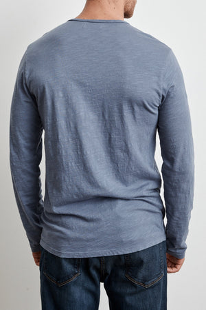 SIMEON RAW EDGE COTTON SLUB TEE - Velvet Staging 2.0