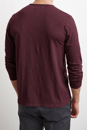 SIMEON RAW EDGE COTTON SLUB TEE - Velvet Staging 2.0