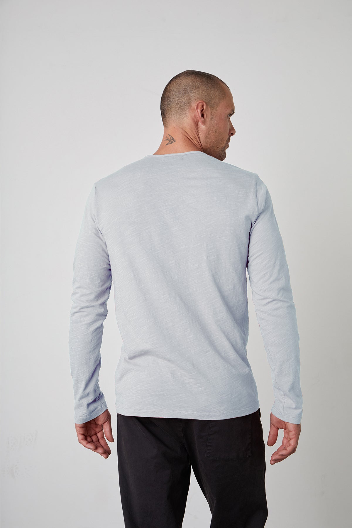 SIMEON RAW EDGE COTTON SLUB TEE - Velvet Staging 2.0