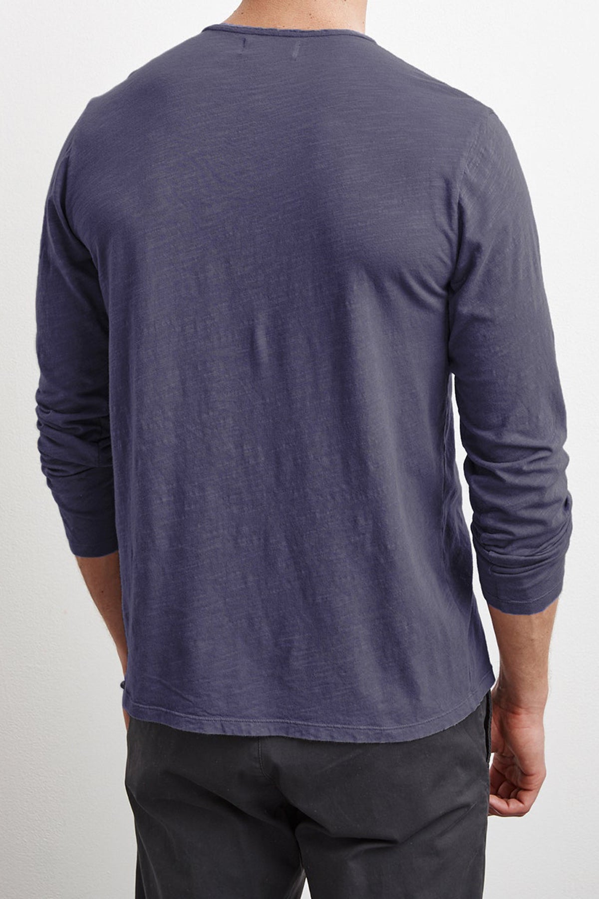 SIMEON RAW EDGE COTTON SLUB TEE - Velvet Staging 2.0