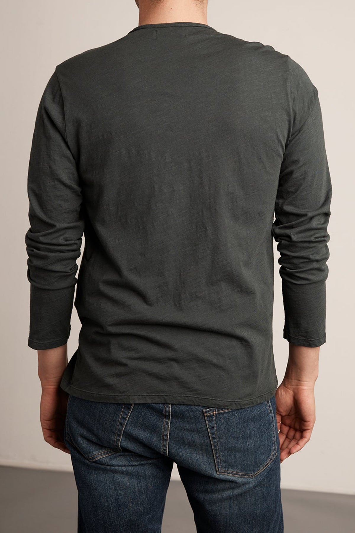 SIMEON RAW EDGE COTTON SLUB TEE - Velvet Staging 2.0