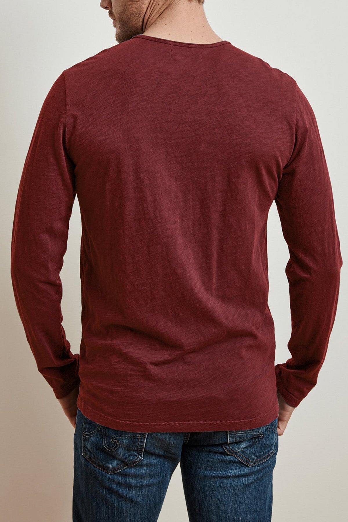 SIMEON RAW EDGE COTTON SLUB TEE - Velvet Staging 2.0
