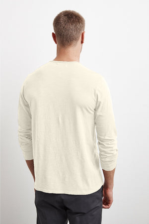 SIMEON RAW EDGE COTTON SLUB TEE - Velvet Staging 2.0