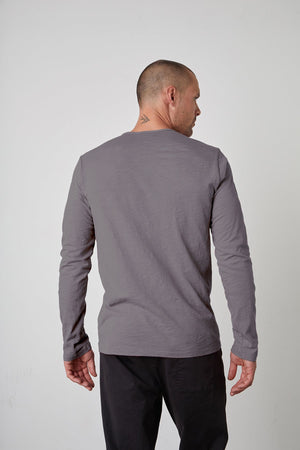 SIMEON RAW EDGE COTTON SLUB TEE - Velvet Staging 2.0