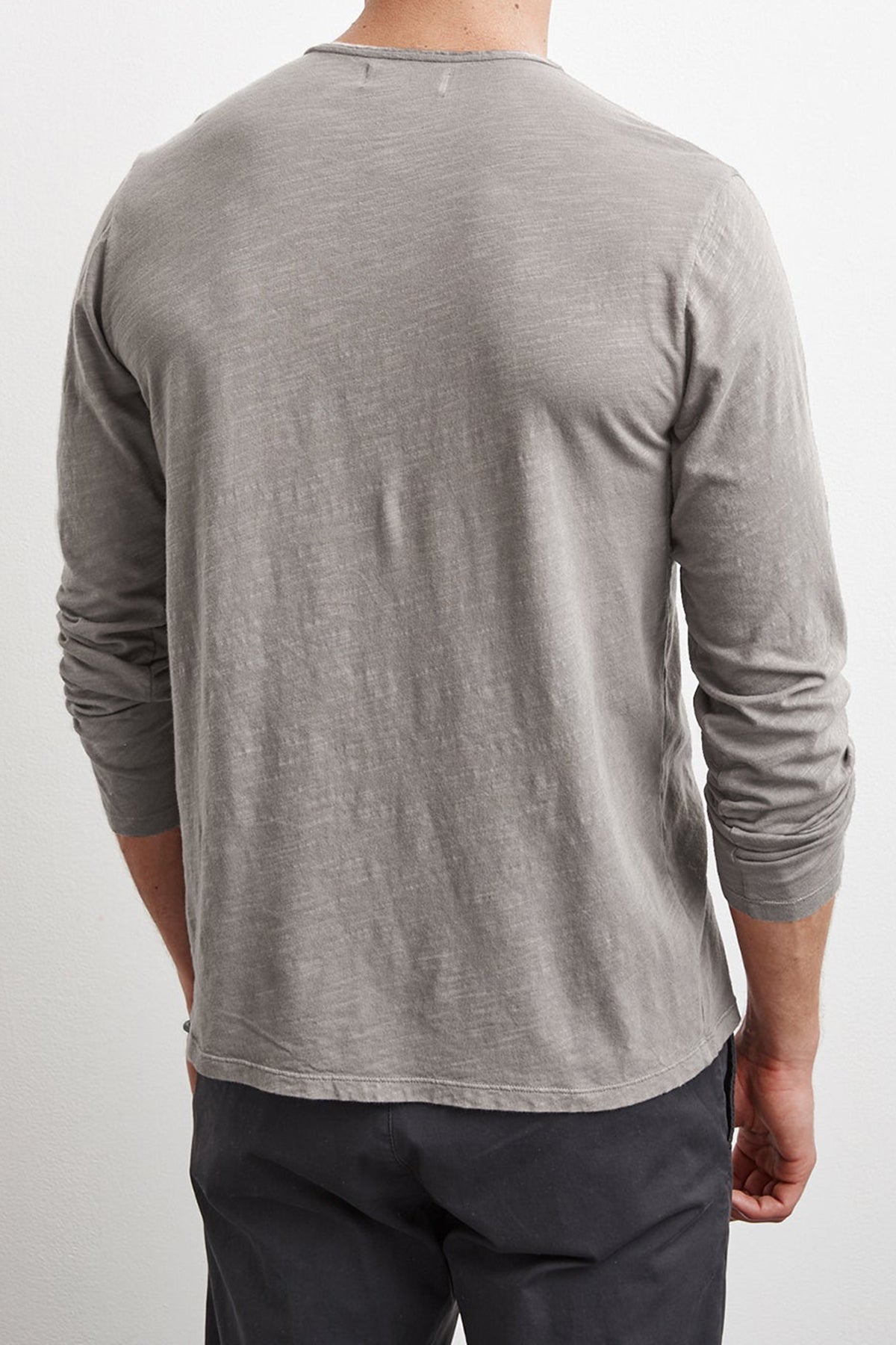 SIMEON RAW EDGE COTTON SLUB TEE - Velvet Staging 2.0