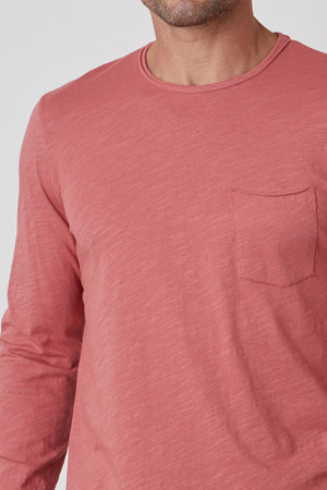 SIMEON RAW EDGE COTTON SLUB TEE - Velvet Staging 2.0