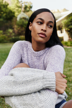SKYLAR COLORBLOCK SWEATER - Velvet Staging 2.0