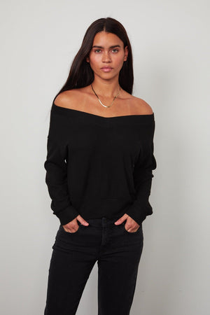 SLOE CROPPED SWEATER - Velvet Staging 2.0