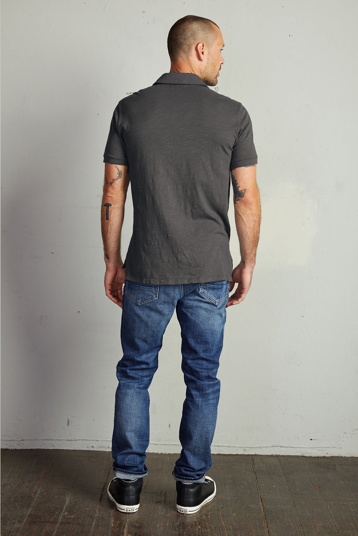 RANDALL COTTON SLUB POLO