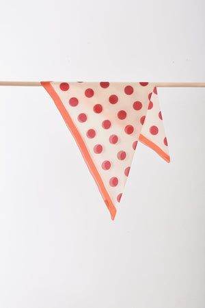 SMALL DOTTED SCARF BY EPICE - Velvet Staging 2.0