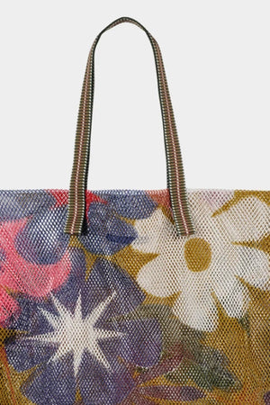 SMALL FLORAL PRINT MESH TOTE BY EPICE - Velvet Staging 2.0