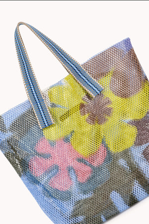 SMALL FLORAL PRINT MESH TOTE BY EPICE - Velvet Staging 2.0