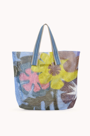 SMALL FLORAL PRINT MESH TOTE BY EPICE - Velvet Staging 2.0