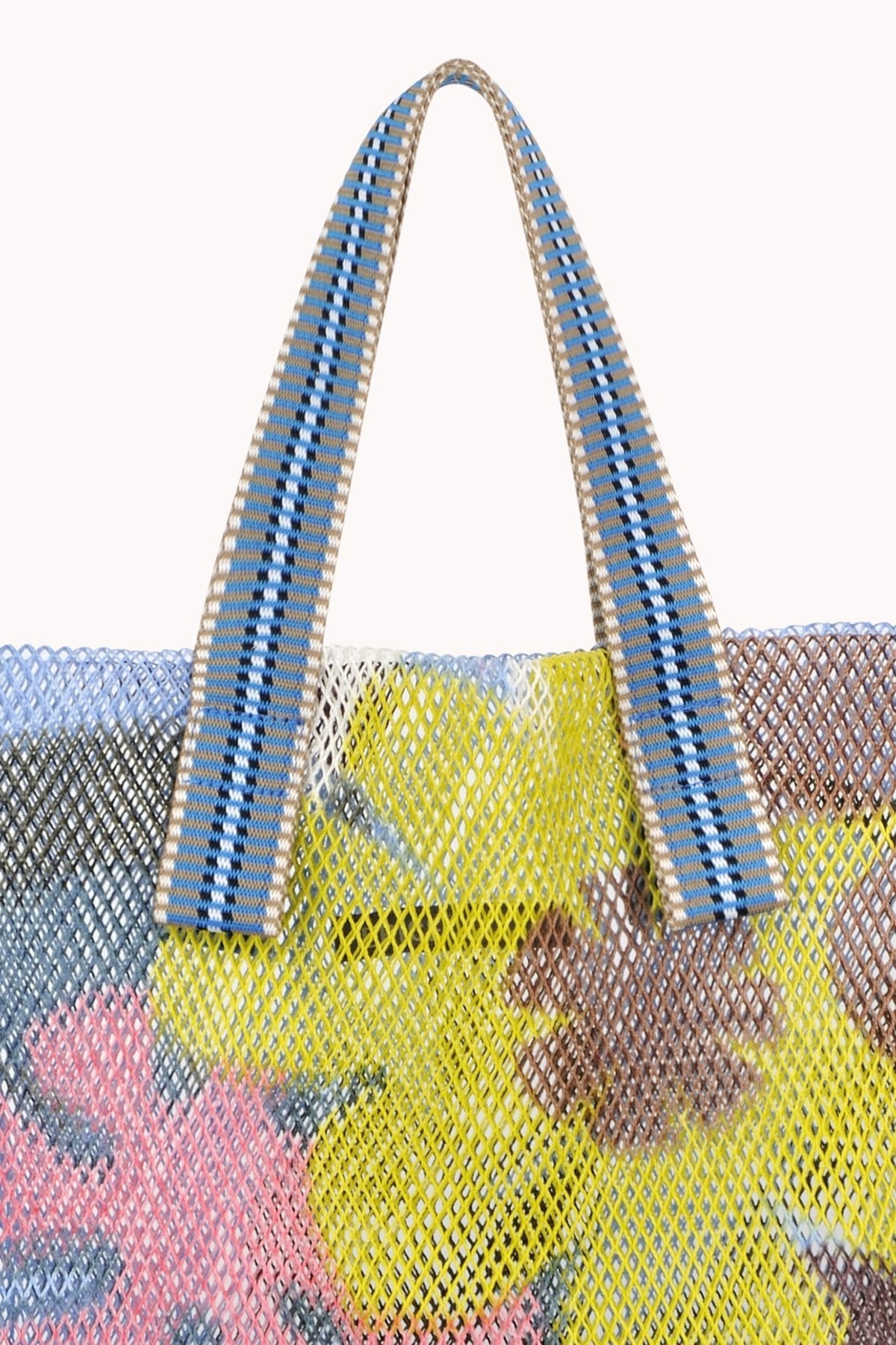 SMALL FLORAL PRINT MESH TOTE BY EPICE - Velvet Staging 2.0