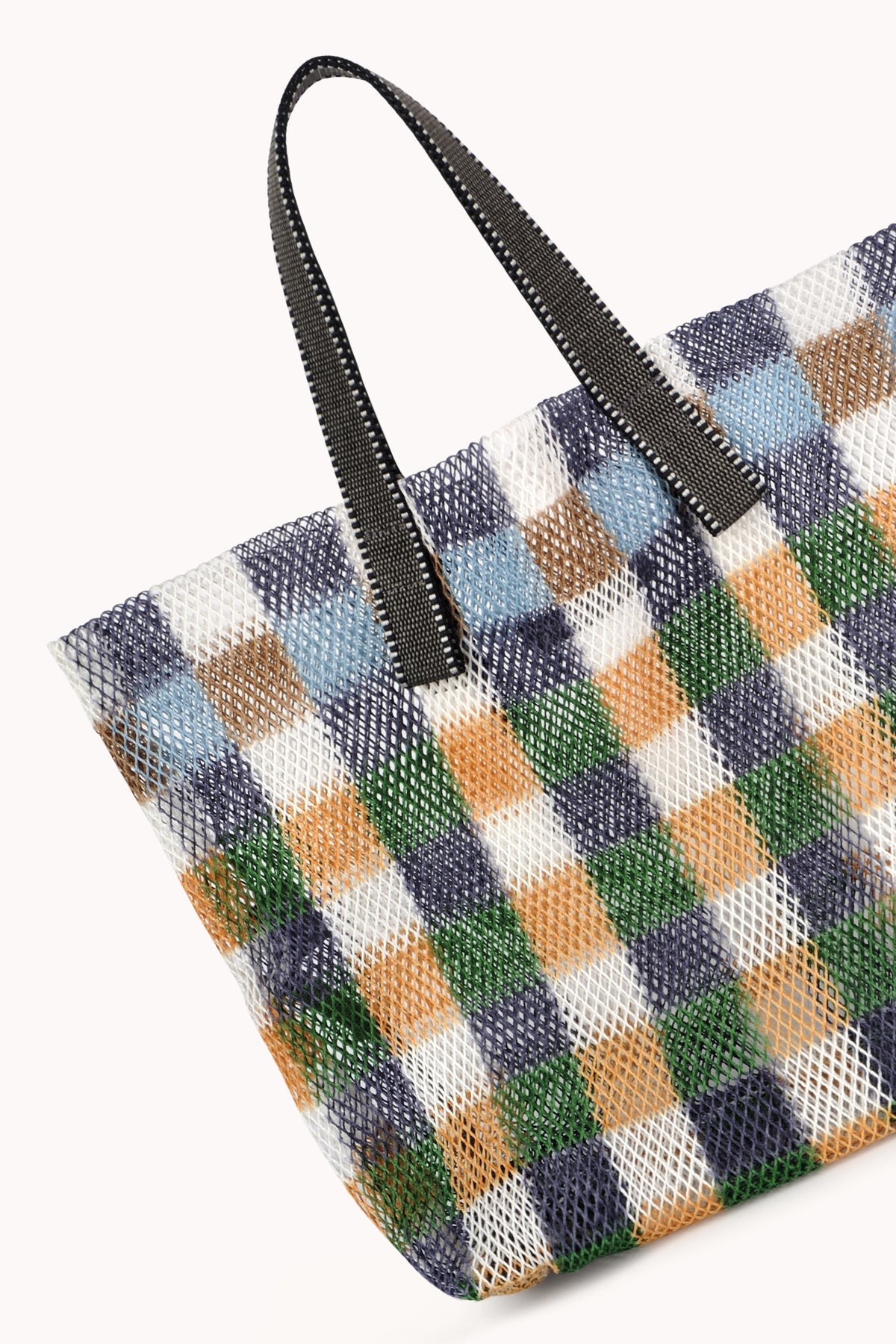 SMALL GINGHAM MESH TOTE BY EPICE - Velvet Staging 2.0-26916347117764