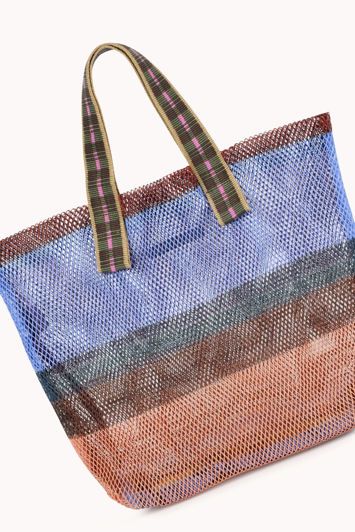 SMALL STRIPED MESH TOTE BY EPICE - Velvet Staging 2.0-26916348526788