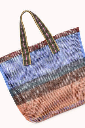 SMALL STRIPED MESH TOTE BY EPICE - Velvet Staging 2.0
