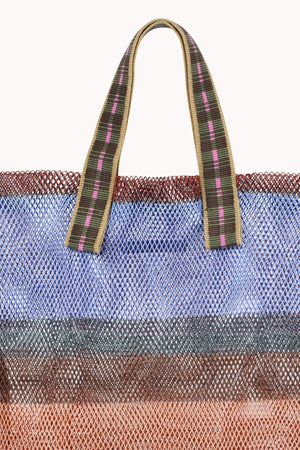 SMALL STRIPED MESH TOTE BY EPICE - Velvet Staging 2.0