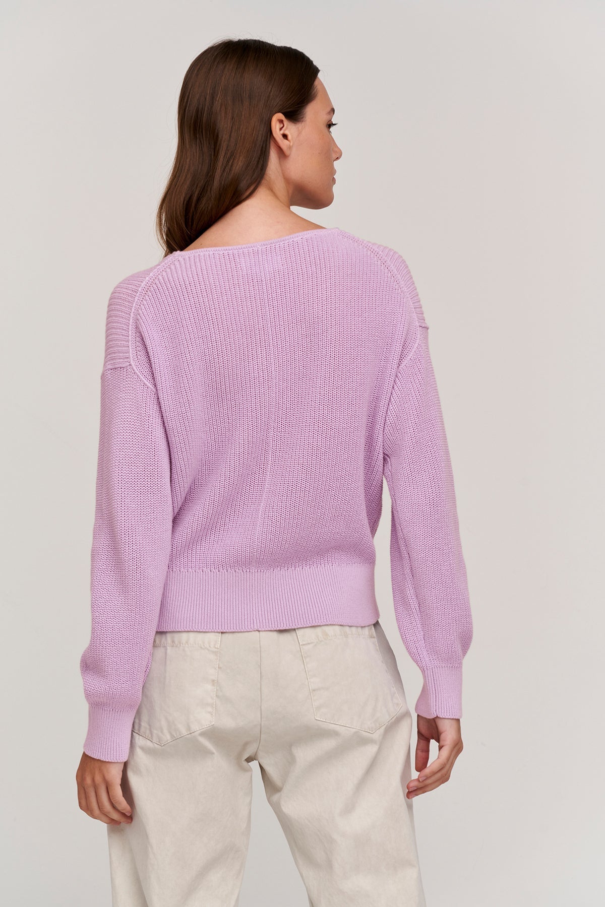 SOLANGE TEXTURED COTTON CARDIGAN - Velvet Staging 2.0-26916352032964