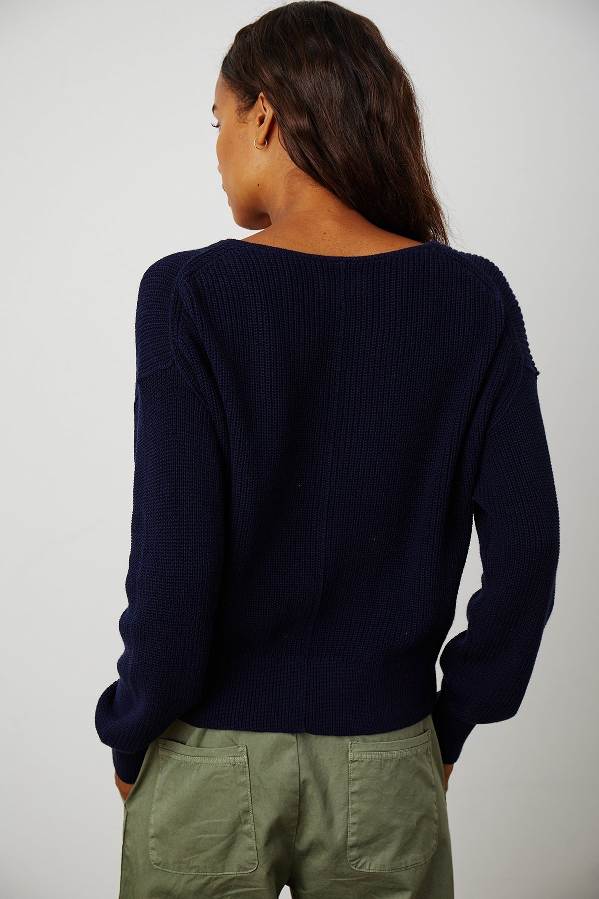 SOLANGE TEXTURED COTTON CARDIGAN - Velvet Staging 2.0-26916355866820